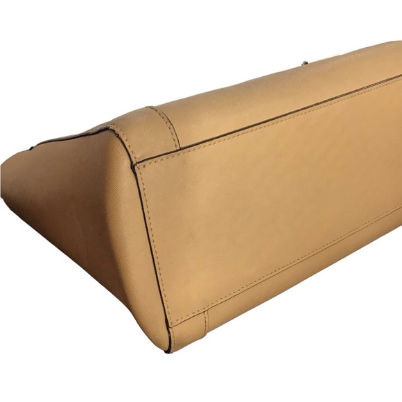 Rebecca Minkoff Monroe Leather Tote Color Biscuit - Picture 7 of 16